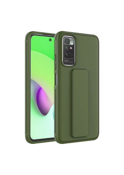 Redmi Note 11S Global Kılıf Şık ve Stantlı Qstand Premium Kapak