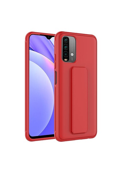 Poco M5S Kılıf Şık ve Stantlı Qstand Premium Kapak