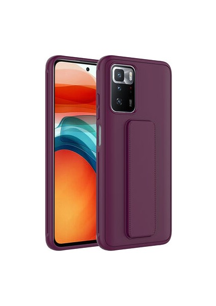 Redmi 10 Kılıf Şık ve Stantlı Qstand Premium Kapak