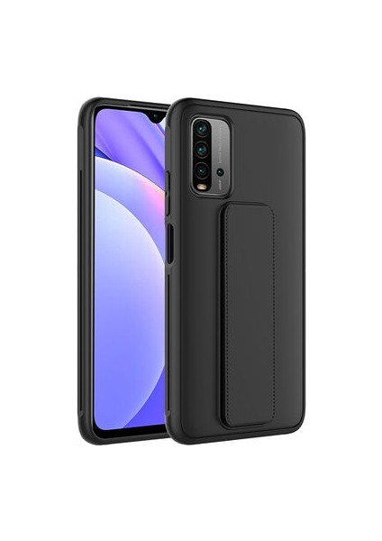 Redmi 9T Kılıf Şık ve Stantlı QStand Premium Kapak