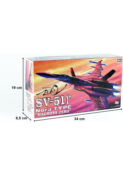 16 65716 1/72 Ölçek, Sv-51 ? Nora Type (Macross Zero), Macross-Robotech Tv Serisi, Bilim Kurgu Plastik Model Kiti fırsatları