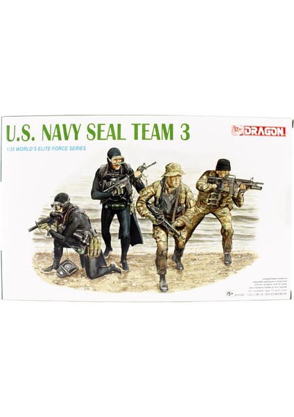 3025 1/35 Ölçek Amerikan Donanması, Vietnam Seal Ekibi-3, Plastik Model Kiti