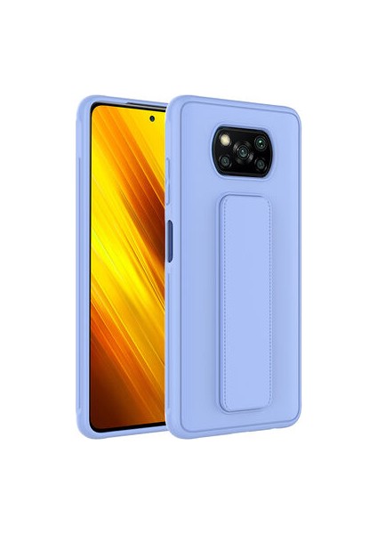 Poco X3 Pro Kılıf Şık ve Stantlı Qstand Premium Kapak