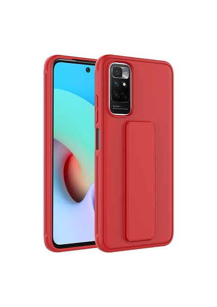 Redmi Note 11 Global Kılıf Şık ve Stantlı Qstand Premium Kapak