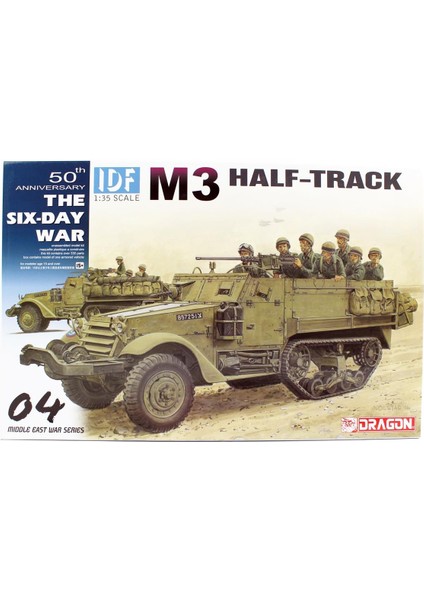 3569 1/35 Ölçek Idf M3 Yarı Paletli Personel Taşıyıcı Plastik Model Kiti