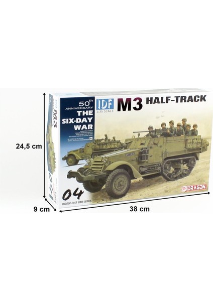 3569 1/35 Ölçek Idf M3 Yarı Paletli Personel Taşıyıcı Plastik Model Kiti indirimleri