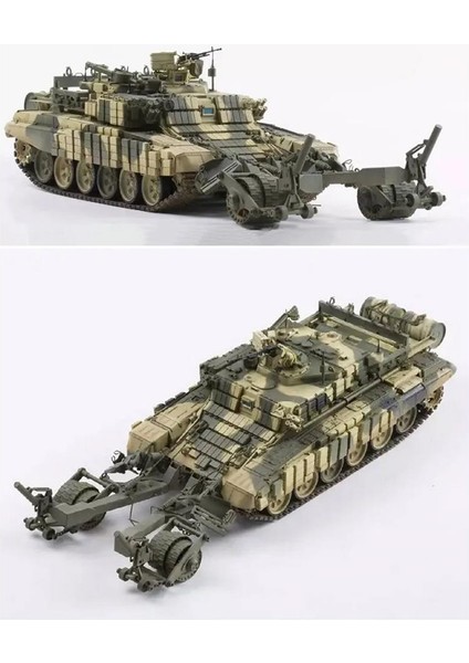 SS-011 1/35 Ölçek Rus Bmr-3m (T90) Mayın Temizleme Aracı, Plastik Model Kiti