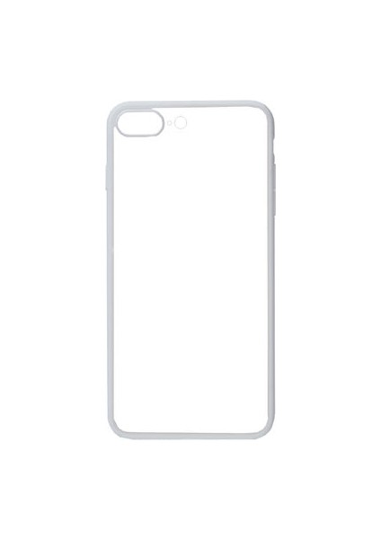 iPhone 8 Plus Kılıf Kenarları Renkli Şık Endi Kapak