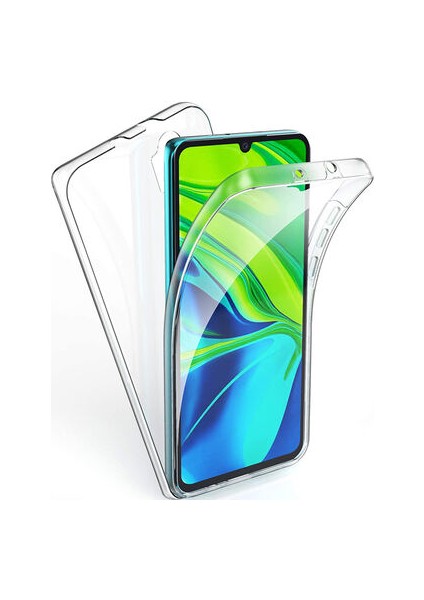 Xiaomi Mi Note 10 Lite Kılıf Şeffaf 360 Derece Koruma Enjoy Kapak