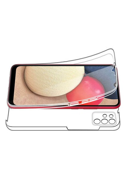 Samsung Galaxy A72 Kılıf Şeffaf 360 Derece Koruma Enjoy Kapak