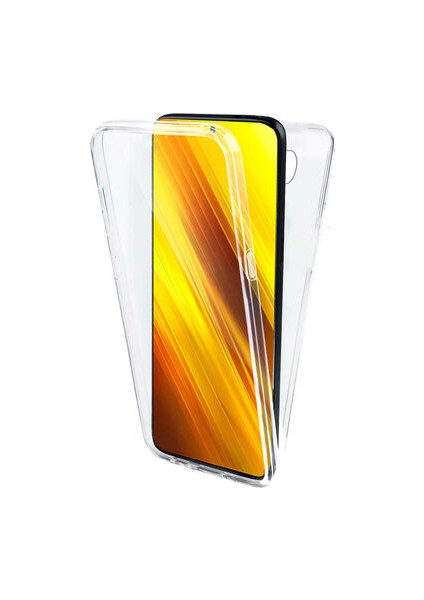 Poco X3 Kılıf Şeffaf 360 Derece Koruma Enjoy Kapak