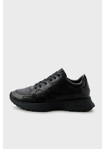 Logolu Deri Sneaker Ayakkabı Erkek Ayakkabı 50522818 005