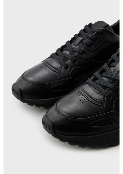 Logolu Deri Sneaker Ayakkabı Erkek Ayakkabı 50522818 005