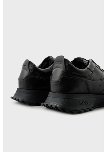 Logolu Deri Sneaker Ayakkabı Erkek Ayakkabı 50522818 005