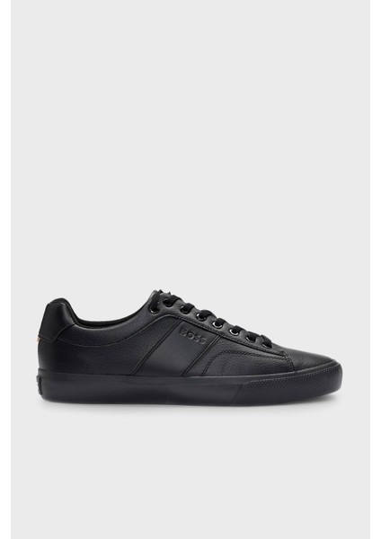 Logolu Deri Sneaker Ayakkabı Erkek Ayakkabı 50522833 005
