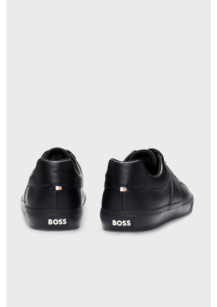 Logolu Deri Sneaker Ayakkabı Erkek Ayakkabı 50522833 005 indirimleri