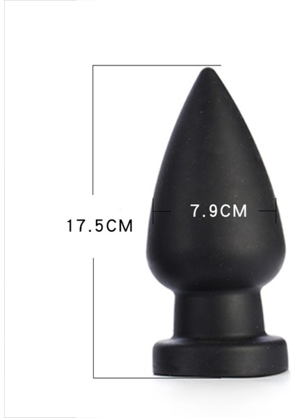 Hızlı Express Dev 17 Cm Zenci Kalın Anal Ve  Dildo Anal Plug Butt Plug