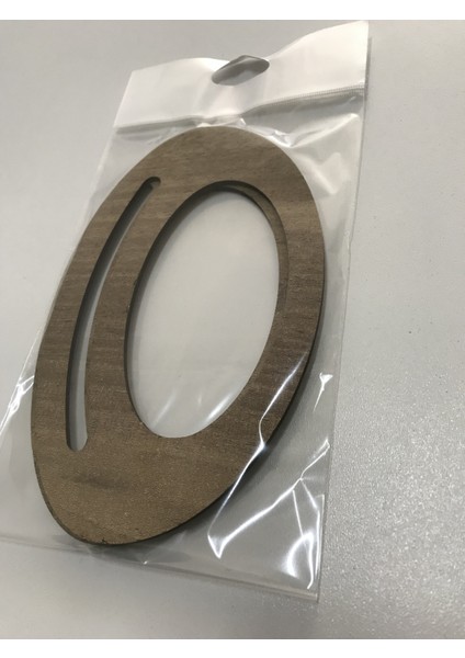 Ala Depo Ahşap Oval Çanta Sapı Meşe Mdf 3mm 17X10,5 cm (3 Çift)