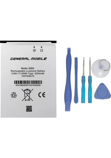 Genaral Mobile Gm 6 Batarya Pil Ve Tamir Seti