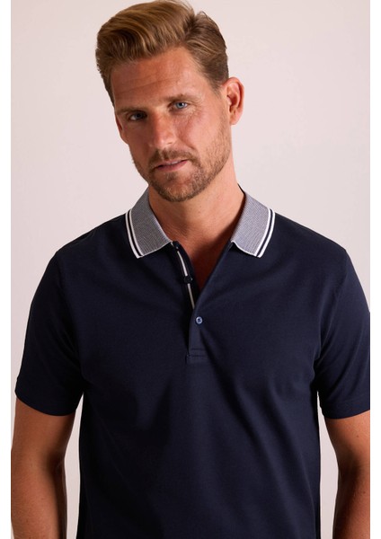 Erkek Lacivert Polo Yaka T-Shirt fiyatları