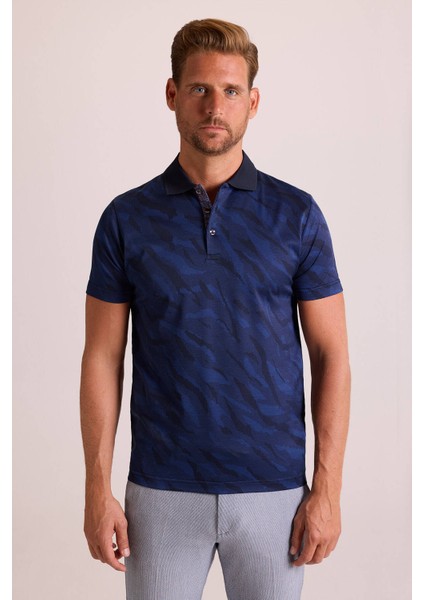 Erkek Parlament Polo Yaka Kamuflaj Desen T-Shirt fiyatları