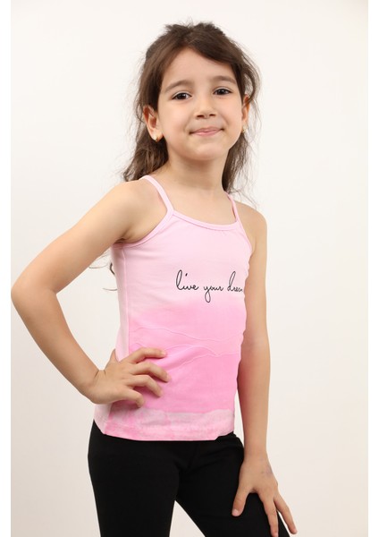 Toontoy Kız Bebek Baskılı Atlet