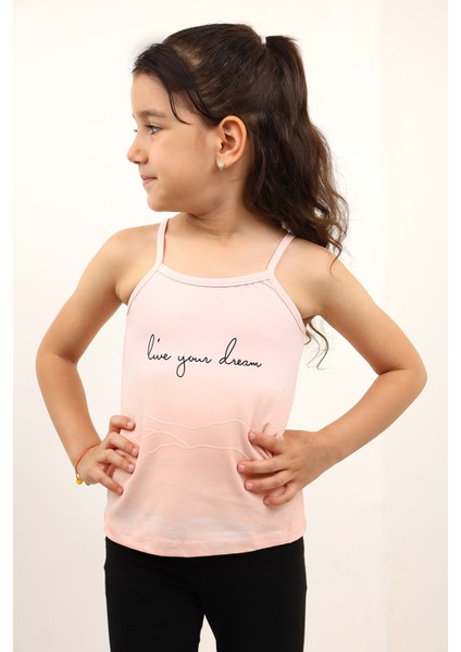 Toontoy Kız Bebek Baskılı Atlet