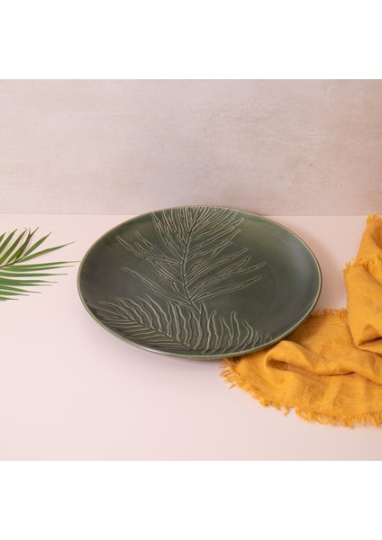 Mkjdsrvplatrd Jardin Stoneware Yuvarlak Servis Tabağı 35CM