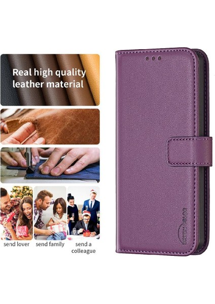 Samsung Galaxy Için Flip Case A52S 5g Çoklu Kart Yuvası Deri Kılıf Cüzdan (Yurt Dışından)