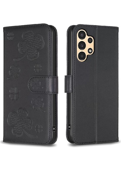 Bdt Shop Samsung Galaxy M23 5g Yonca Çiçek Cüzdan Çok Renkli Pu Için Flip Case (Yurt Dışından)