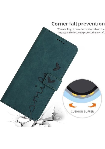 IPhone 16 Için Flip Case Pro Max Pu Deri Kickstand Aşk Cüzdan Kart (Yurt Dışından)