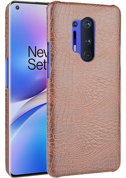 Oneplus 8 Pro Klasik Timsah Moda Kapak Için Şık Klasik Kılıf (Yurt Dışından)