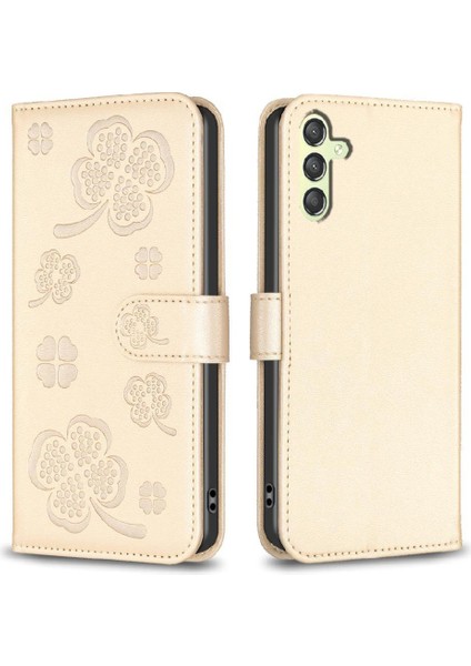 Samsung Galaxy S24 Artı Kart Yuvaları Tutucu Kickstand Pu Için Flip Case (Yurt Dışından)