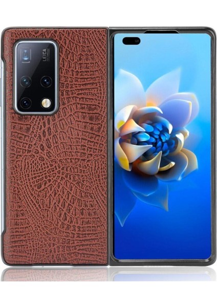 Bdt Shop Huawei Mate X2 Klasik Timsah Moda Anti Için Şık Klasik Durumda (Yurt Dışından)