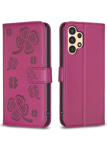 Samsung Galaxy A32 4g Kart Yuvaları Tutucu Kickstand Cüzdan Pu Için Flip Case (Yurt Dışından)