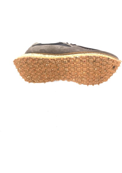 Vizon Süet Deri Erkek Sneaker Ayakkabı