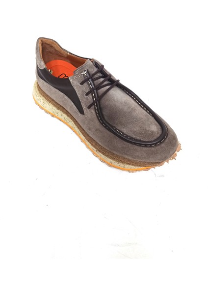 Vizon Süet Deri Erkek Sneaker Ayakkabı