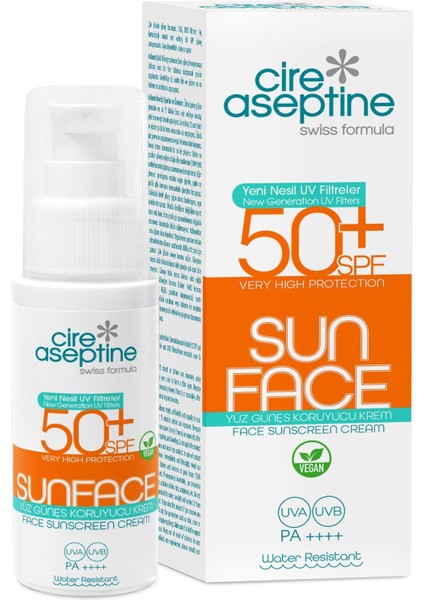 Güneş Koruyucu Yüz Kremi SPF50+ 60ML