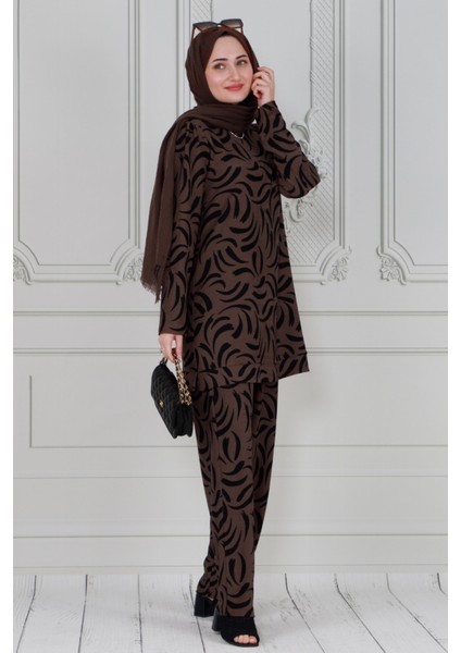 Lale Ikili Takım-Kahverengi modelleri