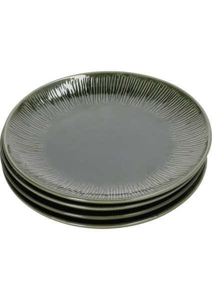 Mkjdsplatepk4 Jardin Stoneware 4lü 22CM Pasta Tabağı Seti