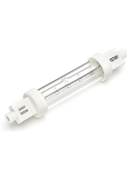 TYPE:64243011 Halojen Infrared Lamba Isıtma Lambası 220V 300W R7S 118MM