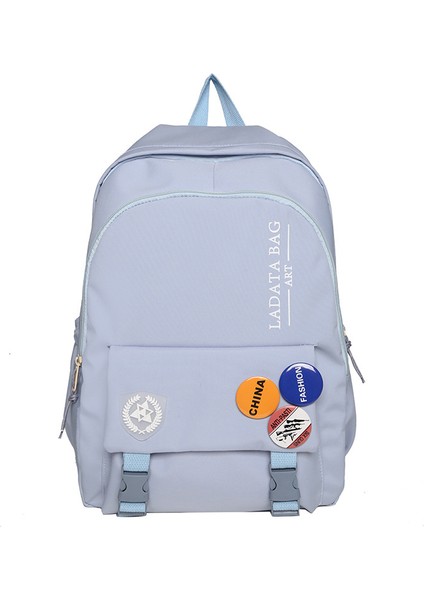 Sırt Çantası Kadın Büyük Kapasiteli Sırt Çantası Kadın Naylon Rahat Trendy Orta Okul Çantası (Yurt Dışından)