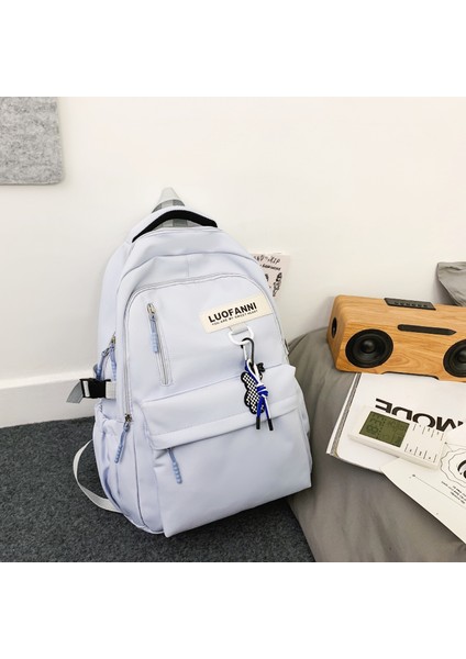 Okul Çantası, Lise Öğrencisi, Ortaokul Büyük Kapasiteli Sırt Çantası, Erkek Basit Üniversite Öğrencisi Kore Versiyonu Bilgisayar Sırt Çantası (Yurt Dışından)