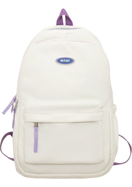 Büyük Kapasiteli Okul Çantası Kadın Orta Okul Öğrencisi Basit Rahat Sırt Çantası Ortaokul Öğrencisi Lise Öğrencisi Sırt Çantası (Yurt Dışından)