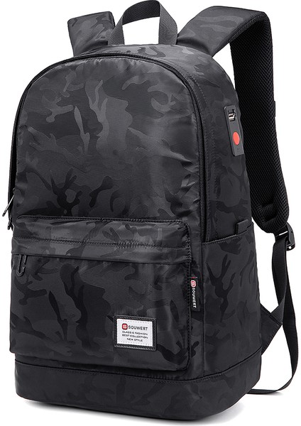 Gri Logo Baskı Özel Tasarım Adam Sırt Çantası Akıllı Kayıp Ekipmanı Hatırlatmak Hırsızlığa Karşı Genç Çantası Dizüstü Sırt Çantaları (Yurt Dışından)