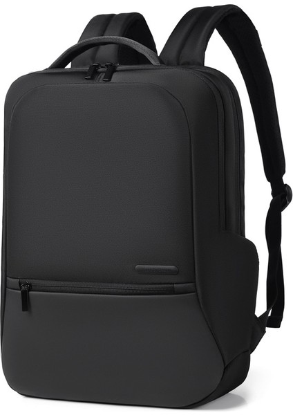 Siyah Avrupa ve Amerikan Sırt Çantası Genişletme Sırt Çantası Moda Sırt Çantası Erkek Işe Gidiş Bilgisayar Çantası (Yurt Dışından)