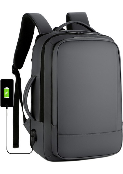 #1 Erkek Büyük Kapasiteli Sırt Çantası Iş Seyahati Moda Trendi Sırt Çantası Üniversite Öğrencisi Bilgisayar Sırt Çantası (Yurt Dışından) fırsatları