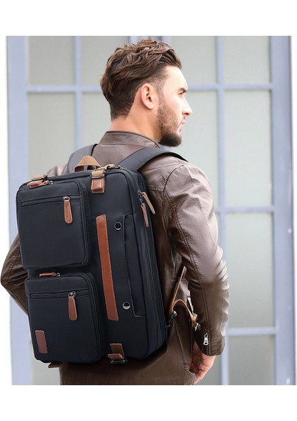 Siyah Çok Fonksiyonlu Sırt Çantası Erkek Aşınmaya Dayanıklı Öğrenci Okul Çantası Iş Çantası Bilgisayar Çantası. (Yurt Dışından) modelleri