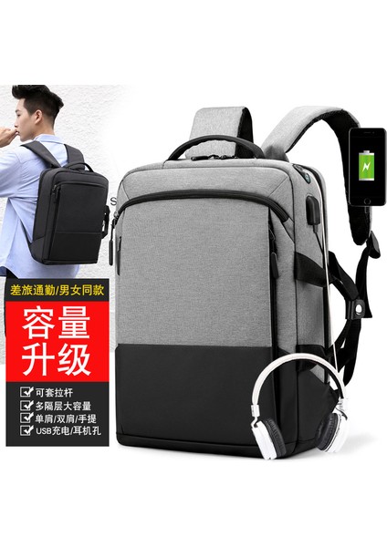 Siyah Özel Su Geçirmez Büyük Kapasiteli Sırt Çantası Lise Öğrencisi Okul Çantası Kadın Moda Eğlence Dizüstü Seyahat Çantası (Yurt Dışından) fiyatları