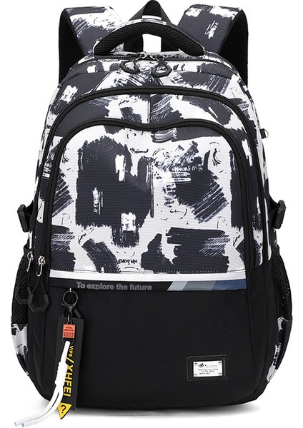 Sku-05 Sıcak Satış Erkek Rahat Spor Sırt Çantaları Laptop Sırt Çantası Naylon Okul Çantaları Üniversite Öğrencisi Kitap Çantası (Yurt Dışından) fırsatları